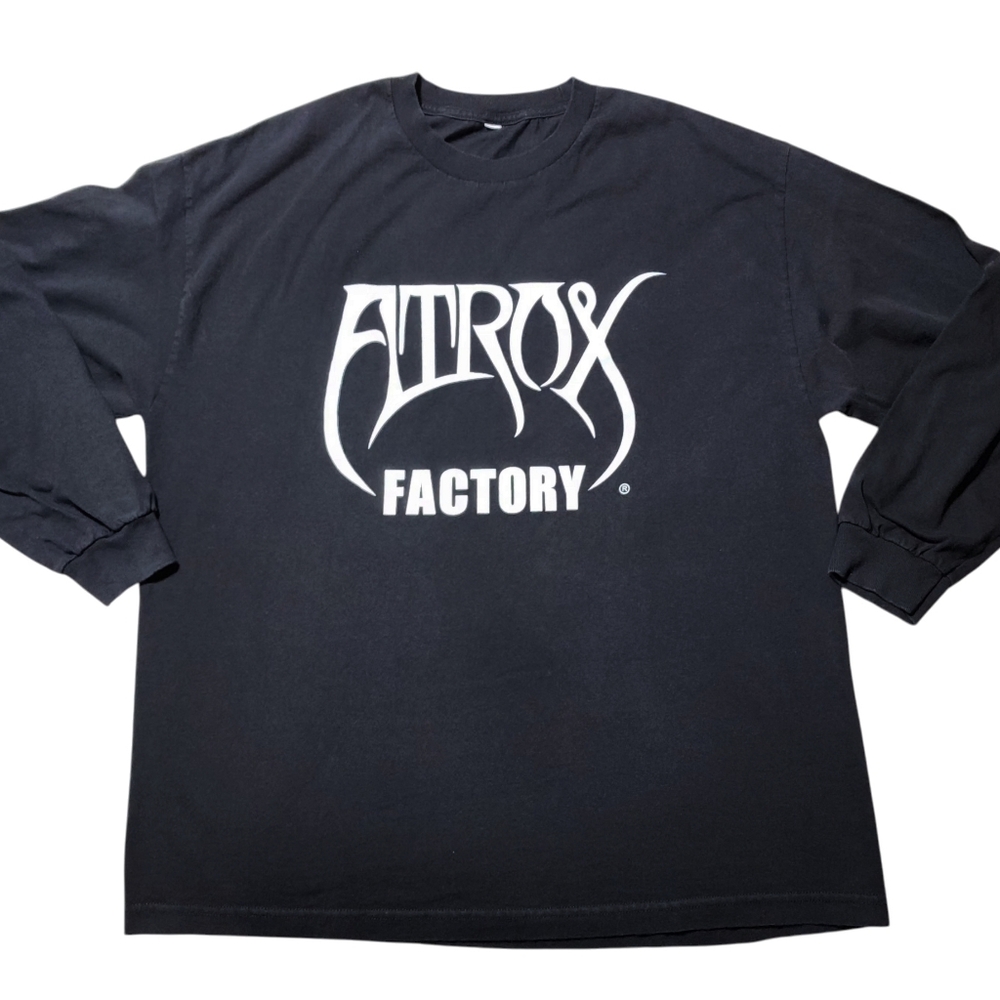 Atrox Factory Black Haunted House Long Sleeve T-shirt